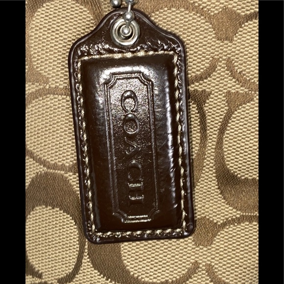 COACH Brown Fabric Tote Medium - Picture 13 of 13